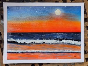 Mondschein am Strand